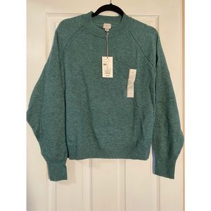NWT a new day mock-neck sweater teal. Size XL